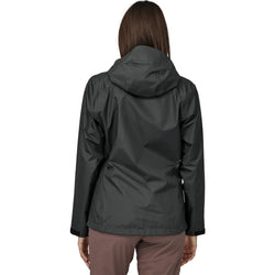 Patagonia Women's TorrentShell 3L Jacket model in black back