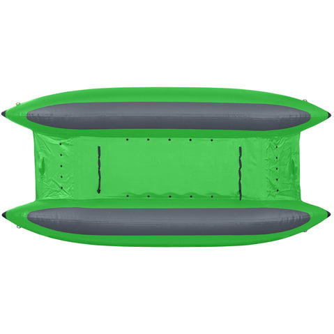 Star Slice XL 12 Paddle Cataraft in Lime bottom