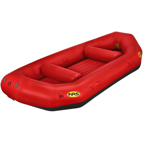 NRS E-140 Self-Bailing Raft in Red angle