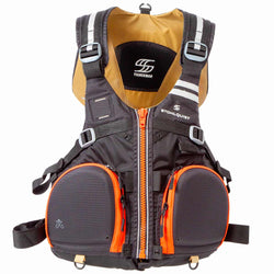 Stohlquist Fisherman Lifejacket (PFD) black front view