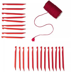 Mountain Hardwear Stronghold Dome Basecamp Tent in Alpine Red J-Stakes