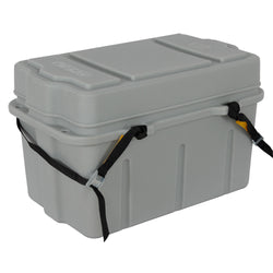 NRS Canyon Camping Dry Box in Gray angle