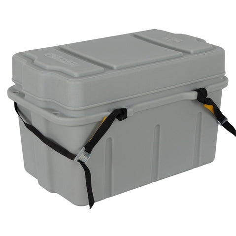 NRS Canyon Camping Dry Box in Gray angle
