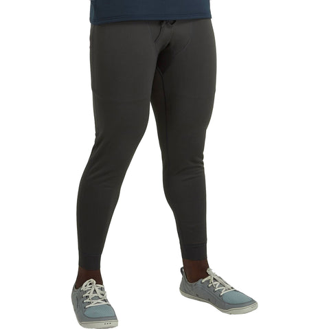 NRS Men's Expedition Weight Pants in Graphite model crop
