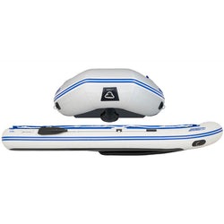 Sea Eagle 14' Sport Runabout Drop Stitch Deluxe Inflatable Raft Package side and front