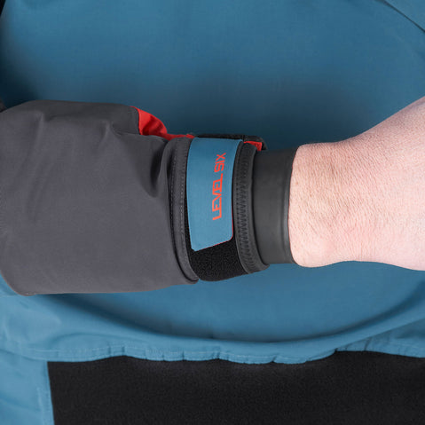 Level Six Men's Odin Dry Suit in Crater wrist gasket