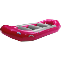 AIRE 143R Self-Bailing Raft in Cranberry angle