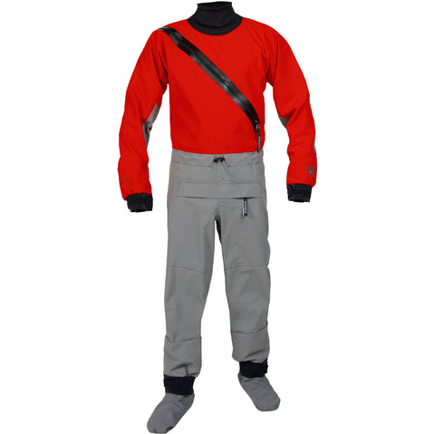 Kokatat Supernova Angler GORE-TEX Pro Semi-Dry Suit in Red front
