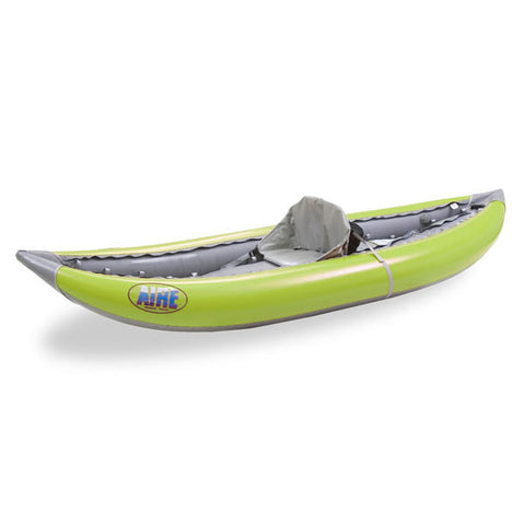 AIRE Lynx 1 Inflatable Kayak in Lime angle