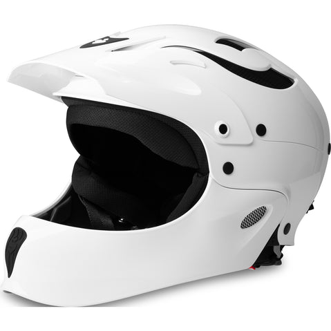 Sweet Protection Rocker Full Face Kayak Helmet in Gloss White angle