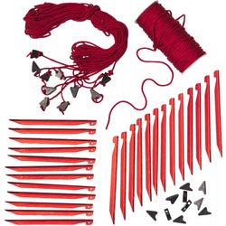 Mountain Hardwear Space Station Dome Basecamp Tent in Alpine Red J-Stakes