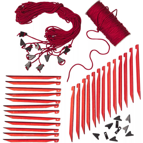 Mountain Hardwear Space Station Dome Basecamp Tent in Alpine Red J-Stakes