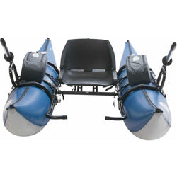 Outcast Fish Cat 9-IR Pontoon Boat in Blue front