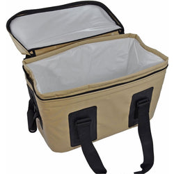 Seattle Sports FrostPak 40 QT Arctic Double Wall Cooler in Tan open