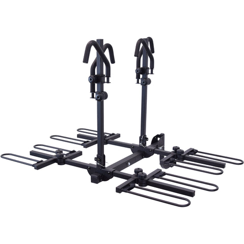Malone Runway HM4 Bike Hitch Rack with towers upright