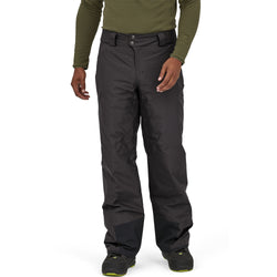 Patagonia Men's Insulated Powder Town Pants in Black model view front