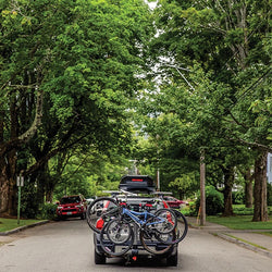 Yakima RidgeBack 5 Bike Hitch Rack with bikes loaded back