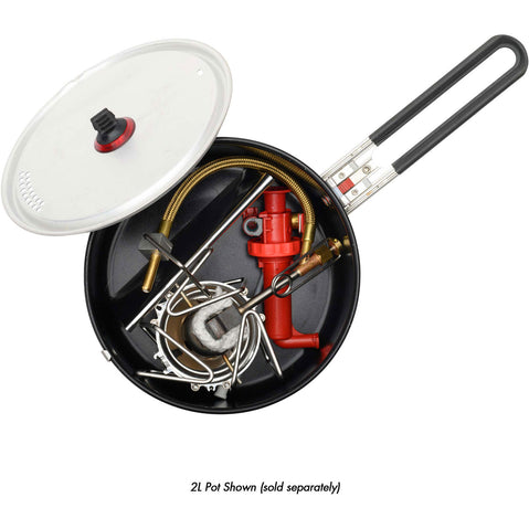 MSR DragonFly Stove inside pot