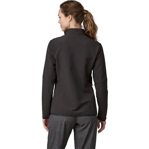 Patagonia Women's R2 CrossStrata Jacket in Black model back