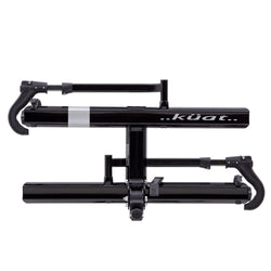 Kuat Sherpa 2.0 2 Bike Hitch Rack Black Metallic front view folded up