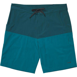 NRS Men's Benny Board Shorts in Deep Teal front