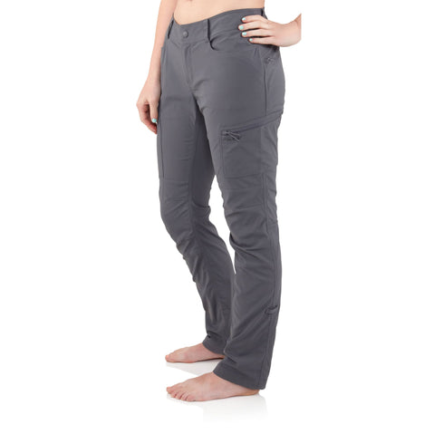 NRS Women's Lolo Pants in Gunmetal model front