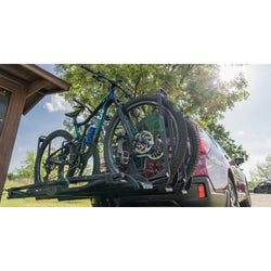 Kuat Piston Pro Hitch Rack 1 Bike Add-On with bikes loaded