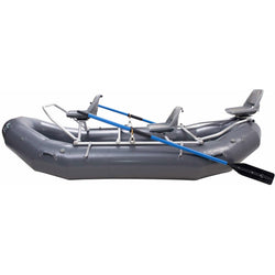 Outcast OSG Drifter 13 Self-Bailing Raft in Gray side