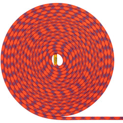 Sterling Rope Dyad 7.7 XEROS Climbing Rope in Orange rolled