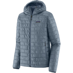 Patagonia Men's Nano Puff Hoody in Utility Blue angle