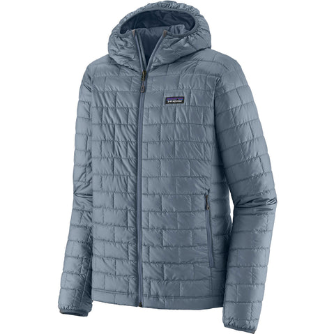 Patagonia Men's Nano Puff Hoody in Utility Blue angle