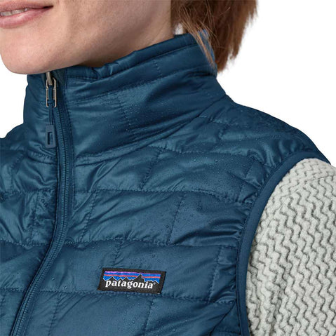 Patagonia Women's Nano Puff Vest water-repellant finish