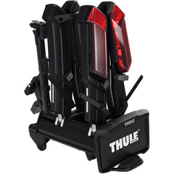 Thule Epos 2-Bike HItch Rack With Lights in Black folded