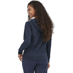 Patagonia Women's Ahnya Full-Zip Hoody smolder blue model facing away