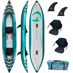 Spinera Inflatables Hybris 135 Inflatable Kayak package components
