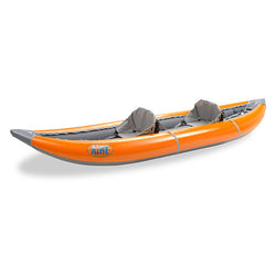 AIRE Lynx II Tandem Inflatable Kayak in Orange angle