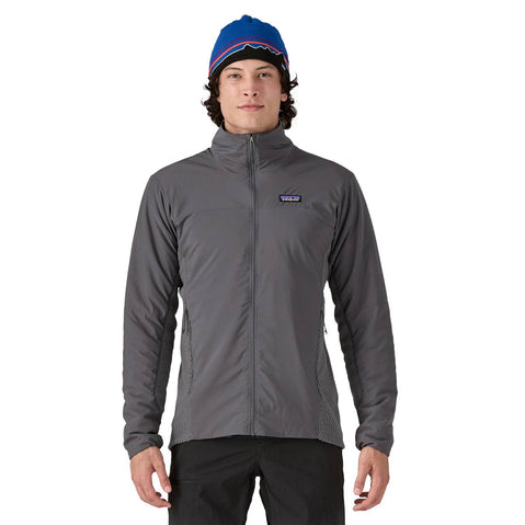 Patagonia Men's Nano-Air Light Hybrid Jacket model in black front