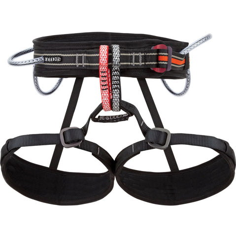 Metolius Climbing Safe Tech All-Around SB Harness in Black front