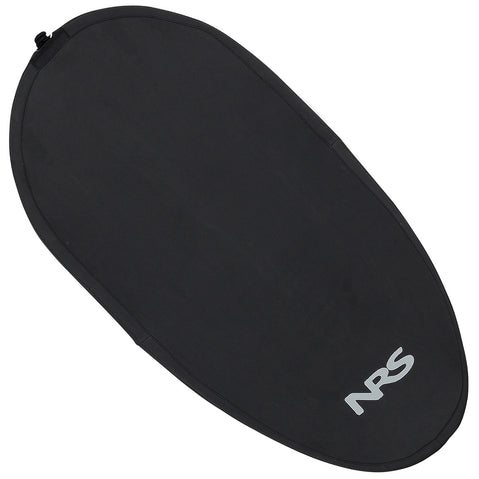 NRS Super Stretch Neoprene Kayak Cockpit Cover in Black front