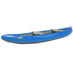 AIRE Traveler Inflatable Canoe in Blue angle