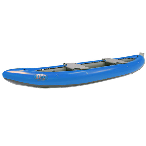 AIRE Traveler Inflatable Canoe in Blue angle