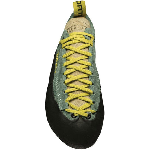 La Sportiva Women's Mythos Eco Rock Climbing Shoes in Green Bay top