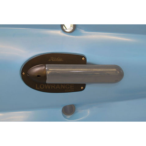 Hobie Lowrance Ready Total Scan Plate Kit attached