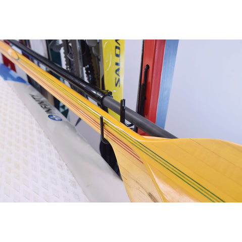 Malone Free Standing Rack Paddle Holder with paddle loaded