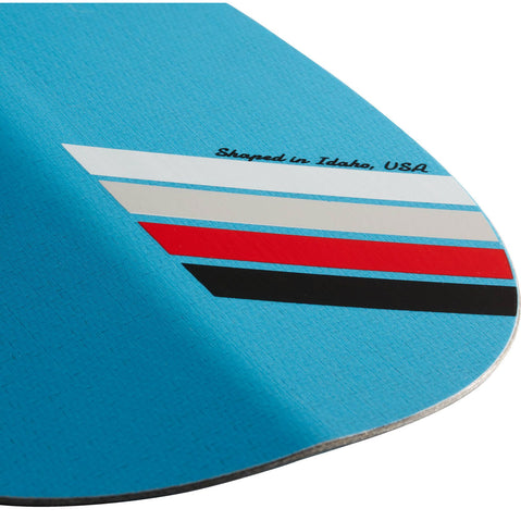 NRS Fortuna 90 Travel 3-Piece SUP Paddle in Teal blade edge