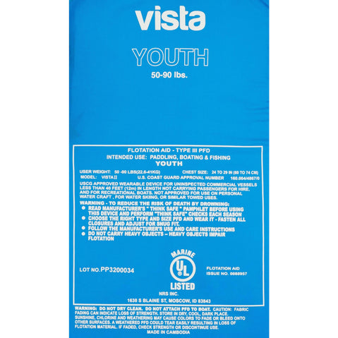 NRS Vista Youth Lifejacket (PFD) Youth_UL