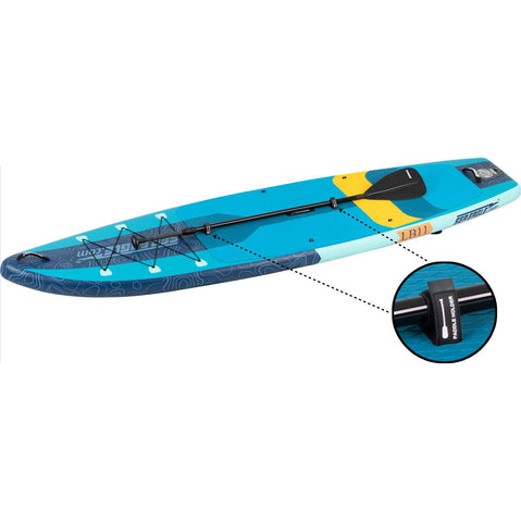 Sea Eagle LongBoard 11 Electric Pump Inflatable SUP Package paddle holder