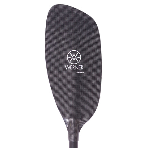 Werner Sho-Gun Carbon Straight Shaft Whitewater Kayak Paddle blade