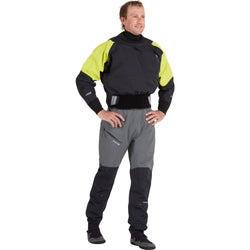 NRS Men's Flux Dry Top in Black model front