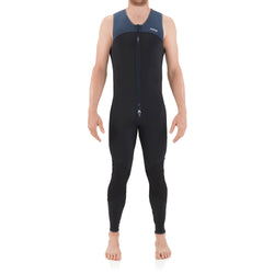 NRS Men's 3.0 Farmer John Wetsuit in Black model front